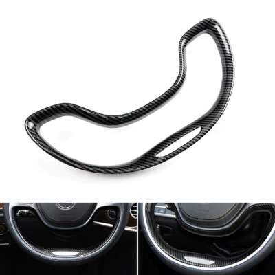 Carbon Fiber Steering Wheel Cover ABS For Mercedes-Benz S-Class S400 S320 S350 - Image 1 of 4
