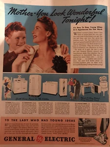 1939 General Electric Appliance Advertisement From Life Magazine - Picture 1 of 1