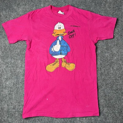 Camiseta Divertida De Colección Años 80 Duck Me Vulgar Para Hombres M Camiseta Destino Puntada Única Foto 1 de 4