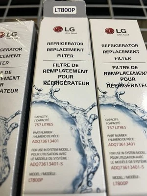 2 PACK LT800P Fit LG LT800P Replacement Refrigerator Water Filter New, - Image 1 of 2