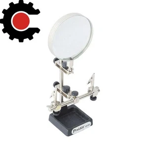 Eclipse Tools Pro'sKit Helping Hands with Large Magnifier (Ø3.5") - Picture 1 of 1