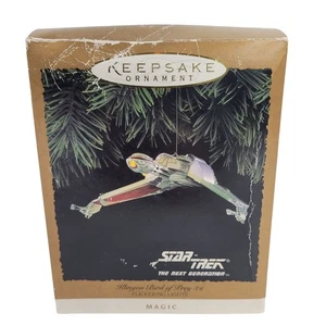 1994 Hallmark Andenken Ornament Star Trek Next Generation Klingon Greifvogel - Bild 1 von 13