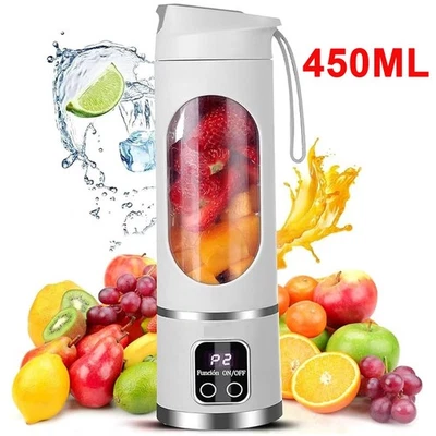 Tragbarer Mixer Elektrische Entsafter Fruchtmixer  USB Wiederaufladb Saftmixer - Bild 1 von 4