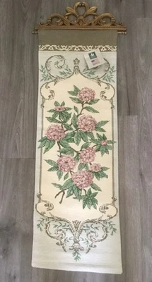 North Carolina Manual Woodworkers Weavers Hydrangea Hanging Tapestry USA - Image 1 of 4