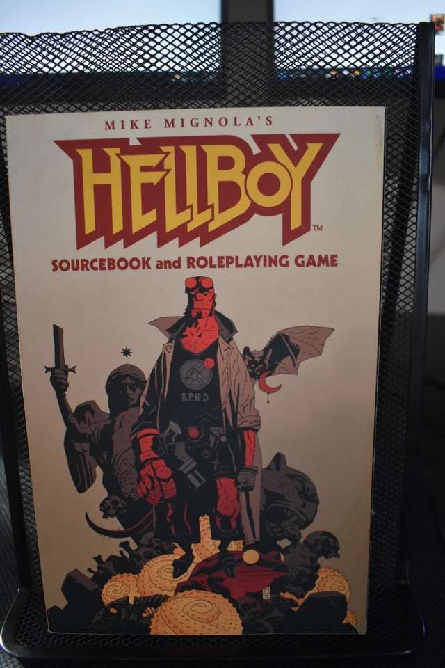 Hellboy Sourcebook and Roleplaying Game Steven Jackson Games TPB RARE Mignola - Image 1 of 1