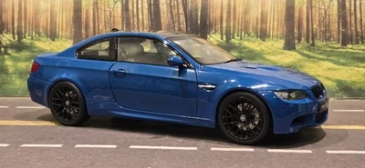 **LEGGI** RARO 1:18 Kyosho BMW E92 M3 Coupè Laguna Seca Blu Modello Diecast - Immagine 1 di 4