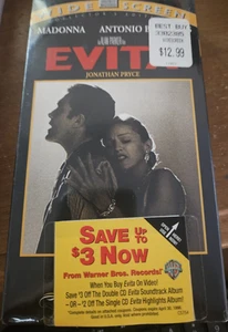 Evita Collector’s Edition (VHS 1997 Widescreen) Madonna Antonio Banderas Sealed - Imagen 1 de 2