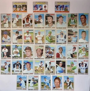 1970 Topps Baseball HIGH Number ONLY 40 Card Lot (635-717 ) All Pictured - Picture 1 of 9