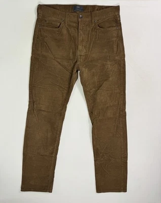 Мужские прямые эластичные вельветовые брюки Marks & Spencer 34x33 (34x32) современные - Изображение 1 из 4