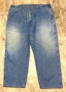 Wrangler Jeans Men's 44x30 Rugged Wear Elastic Waist Pleated Fishing - Picture 1 of 6