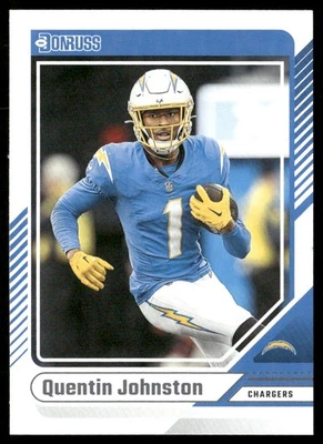 2024 DONRUSS QUENTIN JOHNSTON LOS ANGELES CHARGERS #288 - Image 1 of 2