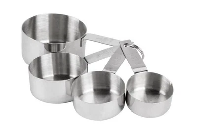 Tablecraft set 4 misurini barman in acciaio inox qualità professionale - Immagine 1 di 4