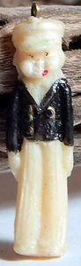 VINTAGE CELLULOID SAILOR CHARM CAPTAIN SAILING JAPAN - Picture 1 of 2