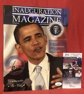 PRESIDENT JOE BIDEN SIGNED OFFICIAL 2009 INAUGURATION MAGAZINE W/ JSA COA! 1/1 ! - Picture 1 of 4