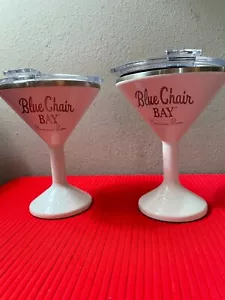 BLUE CHAIR BAY Premium Rum METAL Glasses-ORCA Flip Top-Inspired by Kenny Chesney - Picture 1 of 18