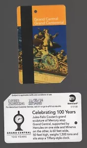 2013 GRAND CENTRAL TERMINAL TYPE 2. METROCARD Metro Card exp.2014 - Picture 1 of 1