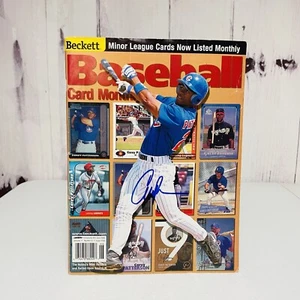 Corey Patterson Chicago Cubs Autographed Signed Beckett Baseball Magazine - Picture 1 of 2