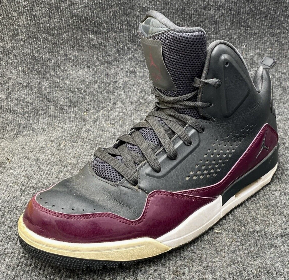 Jordan Zapatos Hombres Talla 11 SC-3 Antracita Burdeos Tenis 629877-022 Baloncesto Foto 1 de 4