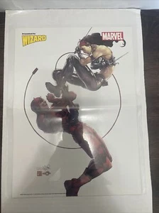 Vintage 90er doppelseitiges Zauberer Poster Comics Marvel Daredevil Iron Man Doom - Bild 1 von 2