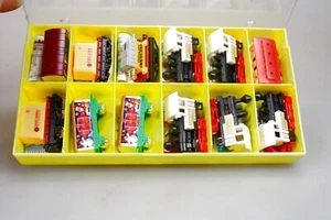 Fererro Ü-Ei interessante Sammlung Loks und Wagen 12-teilig teilw. Beipackzettel - Bild 1 von 2