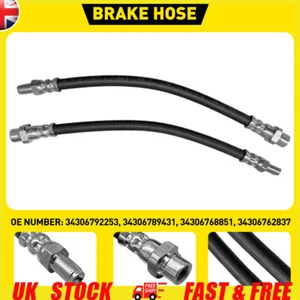 2PCS REAR BRAKE HOSE PIPE FOR BMW 1 2 3 4 SERIES X1 E84 F20 E90 E91 F30 F32 F33 - Picture 1 of 10