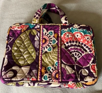 Vera Bradley Purple Punch HANGING TRAVEL Bag for Cosmetics, Jewelry, Toiletries - Image 1 of 4