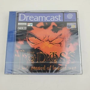 DreamCast Record of Lodoss War videogioco importazione. (Custodia incrinata sigillata) - Foto 1 di 3