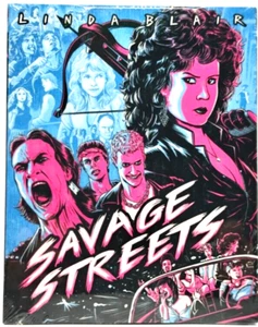 Savage Streets - Linda Blair - Code Red Blu-ray w/ Slipcover OOP BRAND NEW - Picture 1 of 2
