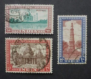 INDIA HIGH VALUES VF USED S.G.#322-4 CAT. 54 LBS. CAN. SHIP $1.99 COMB.SHIP - Picture 1 of 1