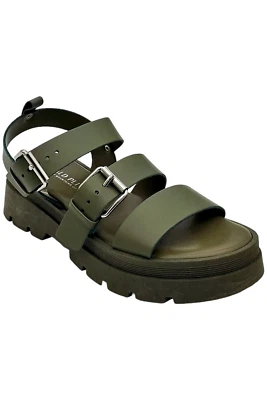 Sandalia para mujer Donald Pliner Concord con suela de pantorrilla oliva Foto 1 de 3