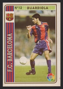 GUARDIOLA #12 FC BARCELONA 1994-95 CARD MC MUNDICROMO SPORT 94/95 - Picture 1 of 2
