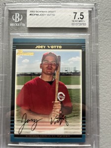 2002 Bowman Draft - JOEY VOTTO - Rookie Card #BDP44 - RC Cincinnati Reds HOF?