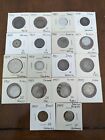 1905-1961 World Coin lot! 18 Coins! 12 Countries!