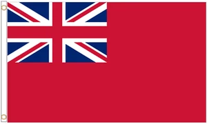 Merchant Navy Red Ensign Polyester Flag - Choice of Sizes - Picture 1 of 3