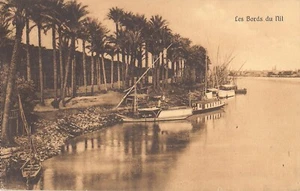 Cairo, EGYPT - The Banks of the Nile - Feluccas - Picture 1 of 2