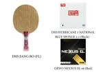 Domek do pingpongów DHS Fang Bo + DHS H3 NARODOWA NIEBIESKA GĄBKA + GEWO NEXXUS EL48