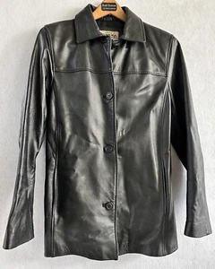 Lammfell Lederjacke Mantel Damen M Retro City Klassiker - Bild 1 von 3