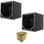 Pair Of Ds18 Pro-Cube8 8" 1600W Stackable 10X10x10" Box W/ Diffuser & Pro-Exl88