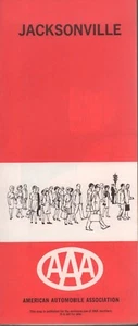 1966 AAA Road Map: Jacksonville NOS - Bild 1 von 1