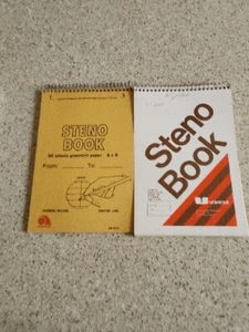 2 Ampad Universal Estándar Espiral Steno Libro Regla Gregg 6x9 Verde 60 Hojas Almohadilla - Imagen 1 de 3