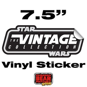 Pegatina de vinilo (bumper) logotipo "The Vintage Collection" talla grande Star Wars - Imagen 1 de 3