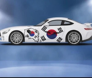 Custom Hyundai Sports Car Racing Decal Kit - Side Vinyl Graphics - Picture 1 of 1