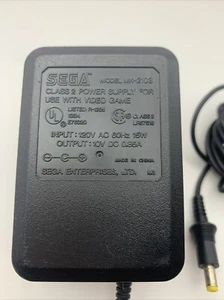 Sega Genesis Power Supply Cord MK-2103 OEM For 2, 3, 32X, Game Gear, Nomad - Picture 1 of 3