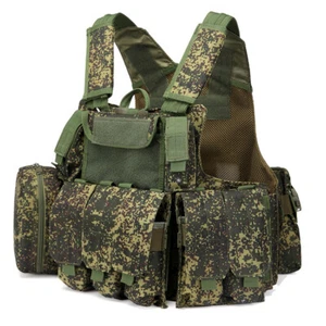 Russian Army Tactical Vest Military Molle Sub-package Combat Plate Carrier Vest - Picture 1 of 8
