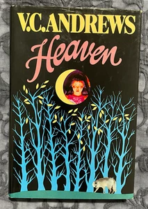 VC ANDREWS CASTEEL SERIES HEAVEN HARDCOVER 1ST PRINT 1985 BOOK COVER VINTAGE DJ - Imagen 1 de 6