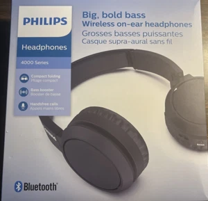 Philips TAH4205 Wireless on-ear headphone-BIG Bold Bass-Factory Sealed-NEW - Picture 1 of 8