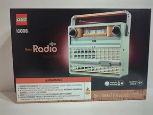 LEGO 10334 Icons Retro Radio 906pcs New - Picture 1 of 2