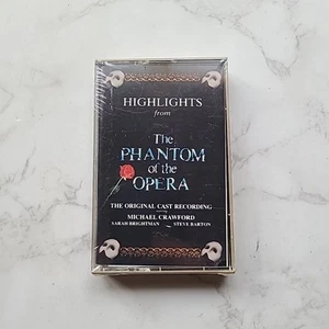 The Phantom of the Opera Highlights NEW Cassette, 1987 Original Cast Recording - Picture 1 of 4