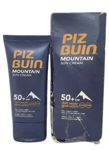 Piz Buin Face Suncream Mountain SPF50+, 50ml Imperfect Box - Picture 1 of 10