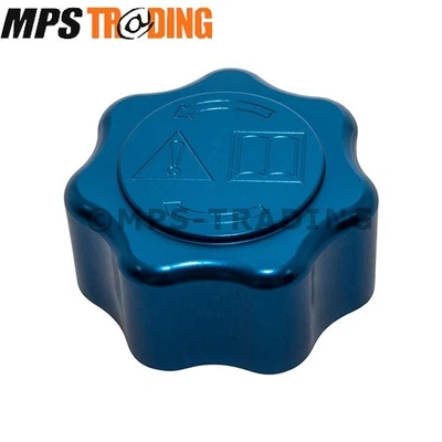 Defender TD5 TDCI 2.2 2.4 Rad Expansion Tank Cap BLUE Anodised Aluminium DA8896 - Image 1 of 4